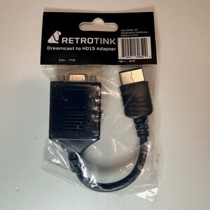 RetroTINK Dreamcast to HD15 Adapter VGA Video Cable Sega DONG-DC New Sealed